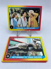 Back to the Future Part II 1989 Topps Trading Card Set of 8
