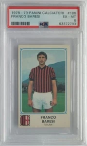 1978 Panini Calciatori Franco Baresi #186 PSA 6 - Picture 1 of 2