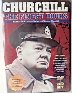 DVD Churchill: The Finest Hours : 2012, 3-Disc Set Color & BW Oscar Nominated - Picture 1 of 6