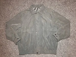 Gurteen Men’s Grey Lightweight bomber jacket. Suede Like Feel Size Medium - Picture 1 of 15