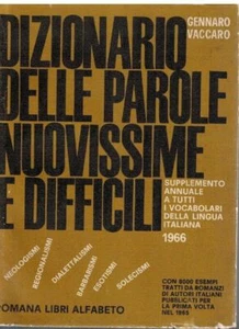 Dizionario delle parole nuovissime e difficili - Imagen 1 de 1
