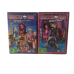 Monster High (2) DVD Bundle Lot Children Kids Animation Family Fantasy Buddy - Picture 1 of 24