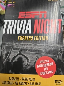 Funko Games ESPN Trivia Night Express Edition / Quizspiel für 2-10 Spieler Neu - Bild 1 von 4