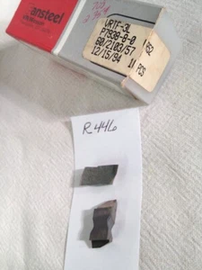 10 NEW VR / WESSON NTF 3L TOP NOTCH THREADING CARBIDE INSERTS GRADE VR52. (R446) - Picture 1 of 2