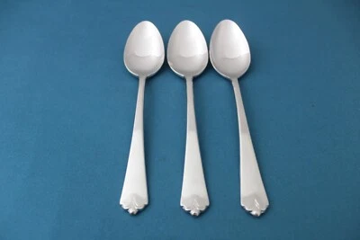 3 cucharaditas Wallace LOTUS 18/8 acero inoxidable Japón 6 1/4" Foto 1 de 4