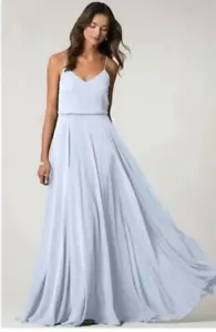 Jenny Yoo Collection Damen Inesse Kleid Größe 8 Lang Hochzeit Brautjungfernkleid - Bild 1 von 10