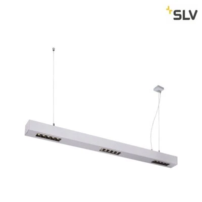 Premium-LED Pendelleuchte Q-LINE PD, 100cm, für BAP, 45W, TRIAC dimmbar, Silber, - Bild 1 von 4