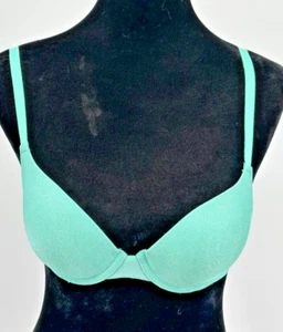 Sujetador push up rosa Victoria's Secret para mujer en todas partes talla 32C verde brillante - Imagen 1 de 11