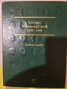 1959-1998 Bright Shiny Lincoln Memorial Cent Collection - Not Complete - Picture 1 of 11