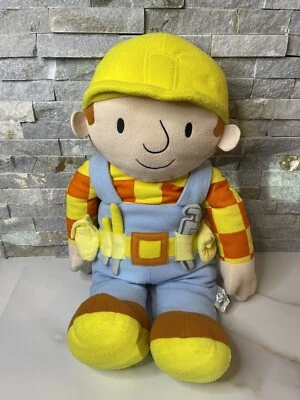 Bob The Builder Plush - 30" HIT Entertainment Pillow Stuffed Doll VINTAGE Jumbo - Image 1 of 4