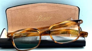 Lunor Col.03 MOD 245 Rectangular Marrón Marco Rayas Anteojos $850 Nuevo en Caja #7 - Imagen 1 de 9