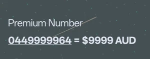 Premium Astralian Mobile Number - Available - Picture 1 of 1