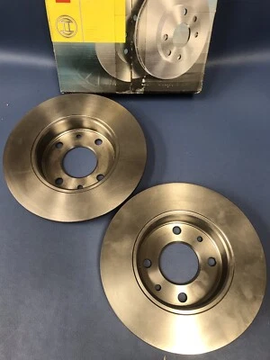 2X DISCO DE FRENO DELANTERO BOSCH ORIGINAL PARA RENAULT CLIO 0986478273 ENVÍO EL MISMO DÍA Foto 1 de 3