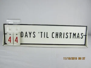 Metal Count down to Christmas sign - Picture 1 of 11