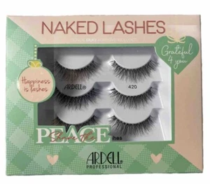 Ardell 420 Naked Eyelashes 3 Sets Of Professional Lashes - Picture 1 of 3