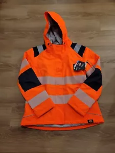 Dickies Women's Hi Vis Insulated Performance Workwear Jacket Size 2XL New $139 - Picture 1 of 8