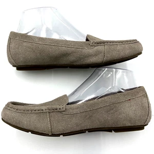 Mocasín Vionic Gris Cuero Gamuza Debbie Para Mujer 8.5 Cómodo Zapatos Planos - Imagen 1 de 9