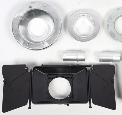 Lot of Studio Lighting Accessories. Reflectors, barn doors , and more. - Image 1 of 4