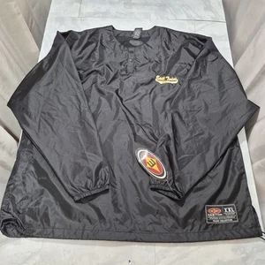 Easton East Twins BR Baseball Pullover Windbreaker Jacket Vented Men's XXL Black - Picture 1 of 17