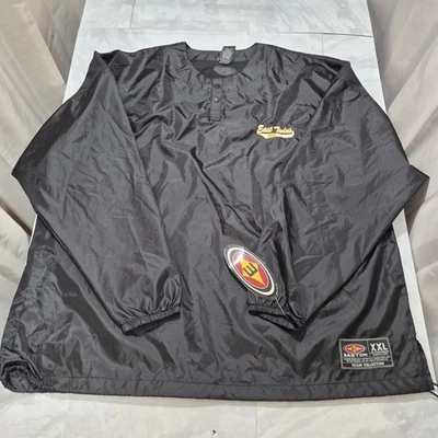 Easton East Twins BR Baseball Pullover Windbreaker Jacket Vented Men's XXL Black - Image 1 of 4