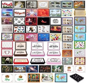 Large Wooden Lap Tray Soft Padded Cushioned Bean Bag TV Dinner Food Serving Tray - Picture 1 of 354