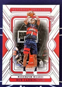 2024-25 National Treasures Bub Carrington #55 RC Rookie Pink /15 - Picture 1 of 3