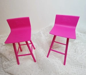 Barbie Stuhl Hocker Hot Pink Paar 2 - Bild 1 von 5
