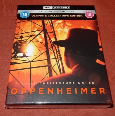 OPPENHEIMER 4K UHD BLU-RAY STEELBOOK ULTIMATE COLLECTORS EDITION UK  NEW/SEALED - Image 1 of 4