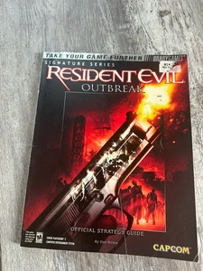 Resident Evil: Outbreak Official Strategy Guide Brady PS2 Capcom w/ Foldout - Picture 1 of 7