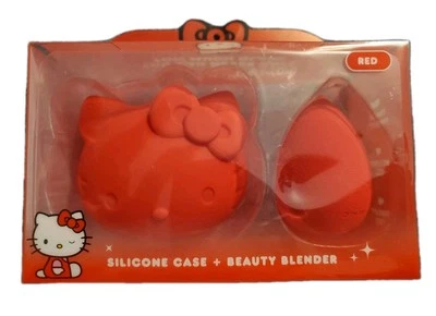 Impressions Vanity x Sanrio Hello Kitty Beaty Licuadora y Estuche de Silicona Rojo Foto 1 de 4