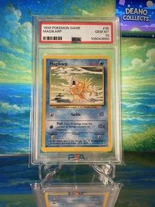 PSA 10 Pokemon Magikarp #35 – 1999 Pokemon Game WOTC GEM MINT 🚚 Free Exp Post - Picture 1 of 2