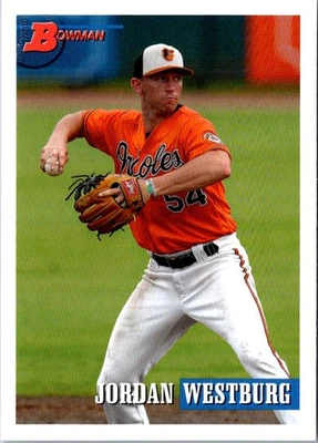 2021 Bowman Heritage Jordan Westburg #104 Baltimore Orioles Baseball Card - Image 1 of 2