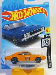 Hot Wheels 1969 Dodge Charger 500, Custom General Lee Dukes Of Hazzard B - Picture 1 of 5