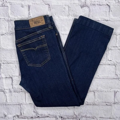 Vintage Diesel Bootzee St Regular Slim Bootcut Dark Blue Cotton & Elastic Jeans - Image 1 of 4