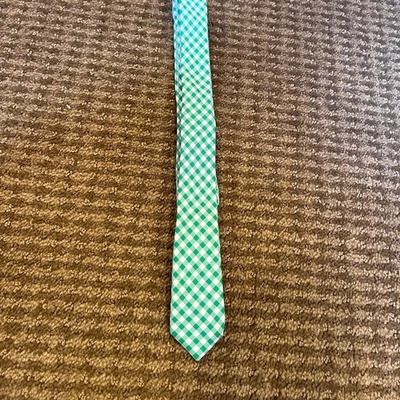 CORBATA NORDSTROM TODA SEDA - Fina - Verde y Blanco Foto 1 de 4