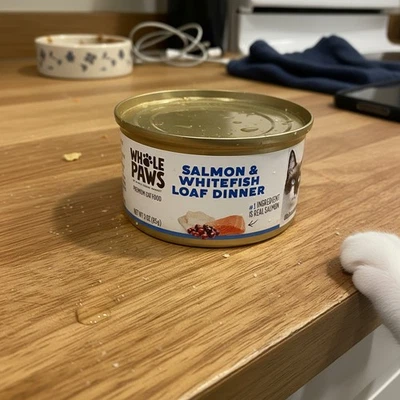 365 by Whole Foods Market Wet Cat Food, Salmon & Whitefish Loaf Dinner, 3 Oun... - Image 1 of 3