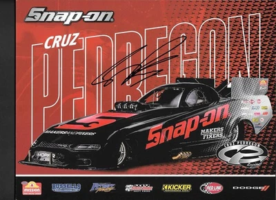 Cruz Pedregon NHRA 亲笔签名 2024 英雄卡 Nitro 有趣汽车 — 第 1/2 张图片