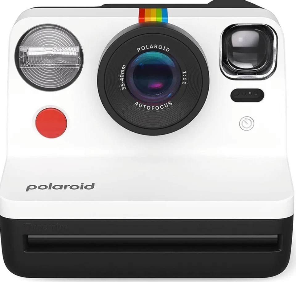 Fotocamera Istantanea Flash Polaroid Nero e Bianco Now Generation 2 - Immagine 1 di 4