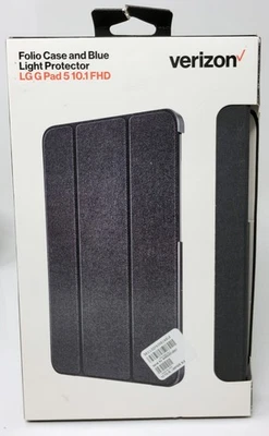 Funda Verizon Folio para LG G Pad 5 10.1" FHD, Negra Foto 1 de 2