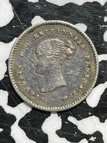 1855 Great Britain Maundy 2 Pence Lot#V3849 Silver! 4,752 Minted Cover
