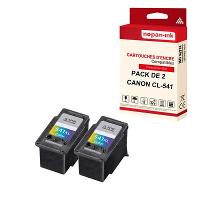 Cartouche CANON CL-541XL Couleur compatible x2 NOPAN-INK - Photo 1/3