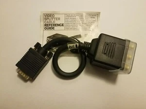 Manhattan Video Splitter Cable -VGA Male to VGA Female / RGB Female Model 307994 - Picture 1 of 5