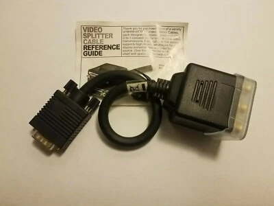 Manhattan Video Splitter Cable -VGA Male to VGA Female / RGB Female Model 307994 - Image 1 of 4