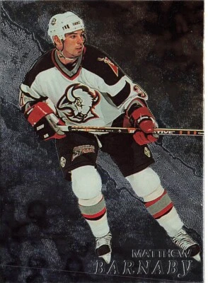 1998 Be a Player #14 Matthew Barnaby Buffalo Sabres - Image 1 of 2