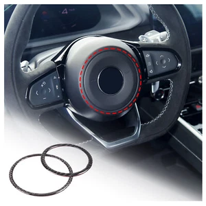 For Lotus Emira 2021-2023 Carbon Steering Wheel Center Ring Kit Decorate Sticker - Picture 1 of 4