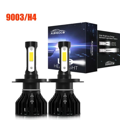 For Chevrolet C10 C20 C30 1981-1986 H4/9003 LED Headlight High-Low Lamp Bulbs - Image 1 of 4