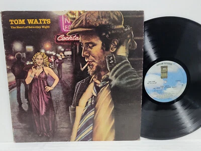TOM WAITS The Heart of Saturday Night LP 1974 ASYLUM 7E-1015 w/ Lyrics - Image 1 of 4