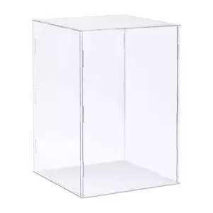 Clear Display Case Acrylic Box Assemble Transparent Dustproof Box Showcase - Picture 1 of 7