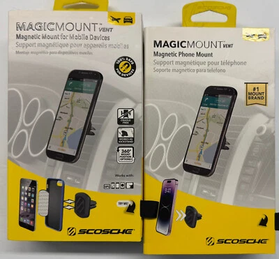 2/$25.99 Scosche MagicMount Magnetic Mount for Mobile Devices (MAGVM2)  - Image 1 of 4