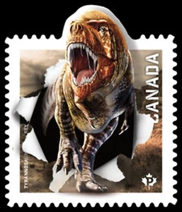 🍁Canada  # 2824i     "DINOS OF CANADA"   Brand New  2015 Die Cut Q/Pac Issue - Bild 1 von 1